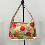 LeSportsac Hobo Bag Mums Floral Print With Pouch Lightweight Nylon Multicolored Photo 6