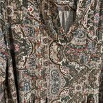 Westport V Neck Stretch Tunic Sharkbite Top Multicolor Paisley Plus Size 2X Photo 1
