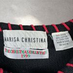 Vtg Y2K New Year's Eve Day‎ Christmas Holiday Celebration Sweater Cardigan Sz L Black Size L Photo 1
