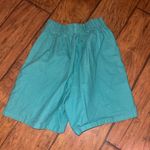 Cherokee Green Shorts Relaxed Fit Elastic Waistband 1980s EUC vintage Photo 1