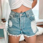 PacSun distressed jean shorts Photo 0