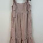 Sandara | Nelly Gauze Cotton Tie Straps Maxi Sundress in Dusty Rose Size M/L NWT Pink Size M Photo 1