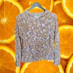 Gerry Pink White Tan Camo V Neck Hoodie Size Medium Photo 1