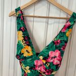 Old Navy  Tropical Floral Tie-Back One-Piece Swimsuit Size 3X Photo 2