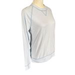 Gap light blue long sleeve crewneck pullover top women's size small Photo 1
