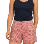 Gap Size 4 Pink Geometric Printed Chino Summer Shorts Photo 0