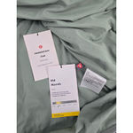 Lululemon  Insulated Liner Coat Mid Warmth Quilted Snap Front Green Women Large Photo 5