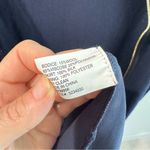 Shoshanna  Navy Wool Silk Drop Waist Pleated Mini Dress Medium Photo 4