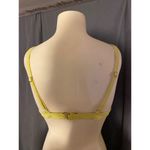 Mossimo Stripe Triangle Bikini Top Large Swimsuit Swim Yellow Black Size undefined Photo 2