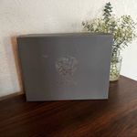 Vince Camuto Lavanda Leather Espadrille Wedge Sandal, Size 9.5, Blue/White, NWT Photo 10