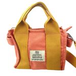 Urban Outfitters  BDG Serena Women's Orange Yellow Canvas Mini Crossbody Tote Bag Photo 2