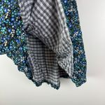 BURU‎ Ditsy Floral Matching Skirt Set Sz 2X Blouse Skirt Cottagecore Boho Resort Blue Photo 7