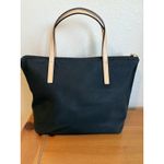 Kate Spade Kennedy Park Sophie Small Black Nylon Tote Raspberry Interior Photo 1