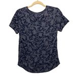 Tek Gear Womens Tops Size S Burnout Floral Print Short Sleeve Tee Photo 1