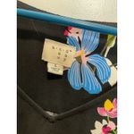 A New Day Women’s‎ Dress Large Black Floral Bell Sleeve V-Neck Office Work And Eawy Photo 3