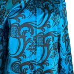 Chico's ADDITIONS by Chico women's size 3 Large Light weight paisley Jacket, blue Photo 2