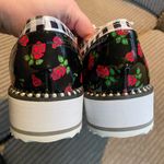Torrid  Betsey Johnson Oxford Platform Rose Heart Plaid Shoes 7.5 Wide Photo 7