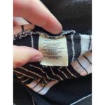 Anthropologie Midi Knit Dress Wrap Style Mock Neck Striped Sweater Dress sz M Photo 6