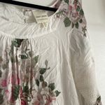 Tracy Reese  White floral printed lace blouse Photo 3
