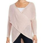 Lord & Taylor Design Lab Sweater Faux Wrap Cream Loop Knit Womens Small White Photo 5