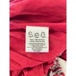 Sea New York Red Theodora Paisley Scarf Pattern Strapless Mini Dress Size Small Photo 4