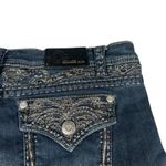 GRACE IN LA  Jeans Womens Embellished Flap Rhinestones Boot Cut 31" Measures 37" Photo 8