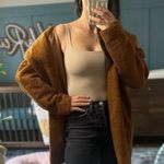 SKIMS Fits Everybody Square Neck Bodysuit in Ochre Size Medium Photo 5