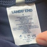Lands' End Swim Shorts Women's Size 4 Navy Blue Nylon Spandex Swimsuit Bottoms Photo 2