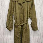Womens Size XL SEA New York Trench Coat Green Photo 0