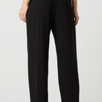 Emporio Armani NWT Stitched Crease Black Trousers Photo 1