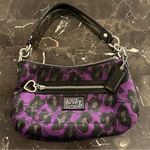 Coach  Purple/Black Daisy Ocelot Soho Shoulder Bag 2012 Photo 1