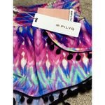 PilyQ New.  multicolored Pom Pom shorts. XS/S. Normally $72 Photo 9