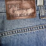 One Teaspoon One X 2020 Mini Distressed High Waisted Denim Skirt sz 24 Preppy Photo 5