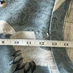 ZARA Basic Shorts Women’s Size SmallCrane Birds Ruffle Layers Blue Wide Zipper Photo 11