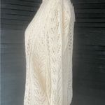 LC Lauren Conrad  Cream Lace Knit Sweater Photo 2