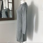J.Jill Reversible Sweater Dress Black Grey Stripes Cotton Knit Size XS New w/Tag Photo 6
