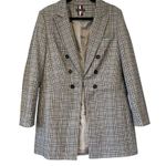 Tommy Hilfiger Plaid Peak-Lapel Long Line Blazer, Sz 16 Photo 10