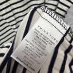 Trina Turk  Tank Dress Size XL White Navy Blue Stiped Sleeveless Knee Length Photo 5