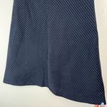 Betabrand  Work It Skort Navy Blue Pinstripe A-Line Skirt Sz Small Casual Career Photo 9