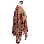 Anthropologie Do Everything in Love Open Kimono Duster Cardigan Floral Velvety Size undefined Photo 2