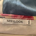 Miss Look Womens Plus Size 5XL Multicolor Patchwork A-Line Dress Photo 3