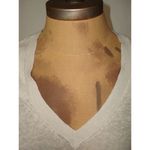 Gap NWT New Womens Sweater Sheer Striped S Khaki Beige Tan LS Linen Cotton Photo 1