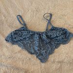 Victoria's Secret  Blue Floral Lace Festival Body By Victoria Bralette Photo 0