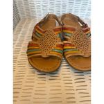 Naturalizer  Women's Wendy Slingback Tan Red‎ Blue Beachy Sandal US 9 Photo 2