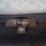 J Cooper womens medium black full zip top vintage Made in USA Photo 1