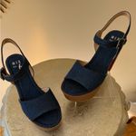 mix no. 6  - Denim Platform Heels Photo 1