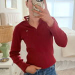 Ralph Lauren  Red Flag Polo Vintage USA Sweater Photo 0