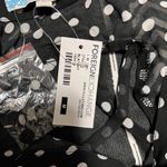 Foreign Exchange  CeCico NWT Polka Dot Sleeveless Sheer Women’s Button Down Sz M Photo 6