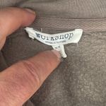 Workshop Republic Women’s M 1/4 Zip Pullover Sweatshirt Tan Stretch Super Soft Size M Photo 2