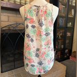 ASTR Lightweight Floral High Low Halter Top Blouse w/ Lace Design - Small Photo 3